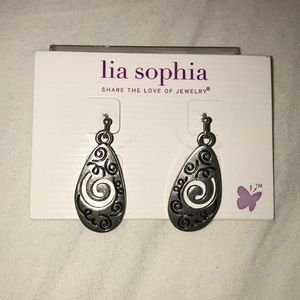 Lia Sophia Silver Earrings